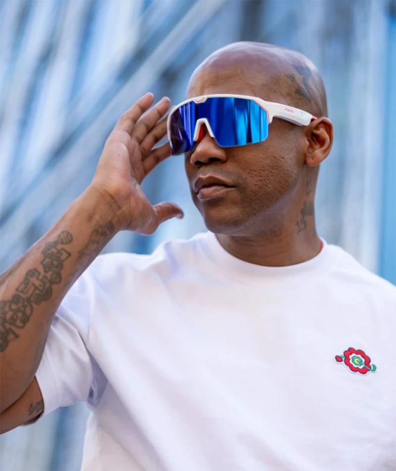 Stephon Marbury wearing CHAMELO sunglasses